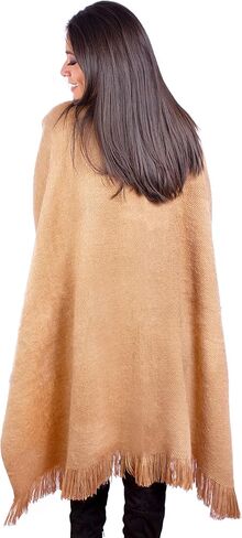 انتي الباكا شال شتوي بلون بيج سادة من الالبكة روانا للنساء in Kuwait