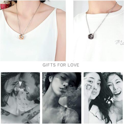 له ولها الأزواج قلادة قلادة سوار لعيد الميلاد المشاركة الزفاف عيد الحب الذكرى الحب وعد العلاقة سوار قلادة مجموعة in Kuwait