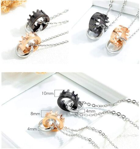 له ولها الأزواج قلادة قلادة سوار لعيد الميلاد المشاركة الزفاف عيد الحب الذكرى الحب وعد العلاقة سوار قلادة مجموعة in Kuwait