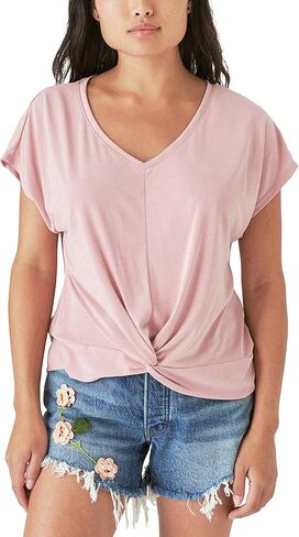 Women's Sandwash Twist Front Tee in Saudi Arabia