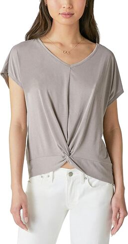 Women's Sandwash Twist Front Tee in Saudi Arabia
