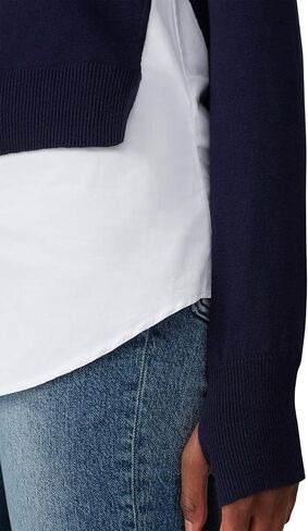 Rent The Runway Pre-Loved Knit Inset Sweater in Saudi Arabia
