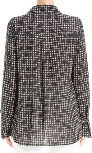 Max Studio Women's Spring 2023 Fashion Everyday Collared Long Sleeve Button Down Shirt in Saudi Arabia