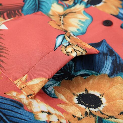 قمصان هاواي رجالي من MCEDAR فضفاضة بأكمام قصيرة وأزرار للأسفل، قميص شاطئ ألوها الاستوائي - كبير وطويل in Kuwait