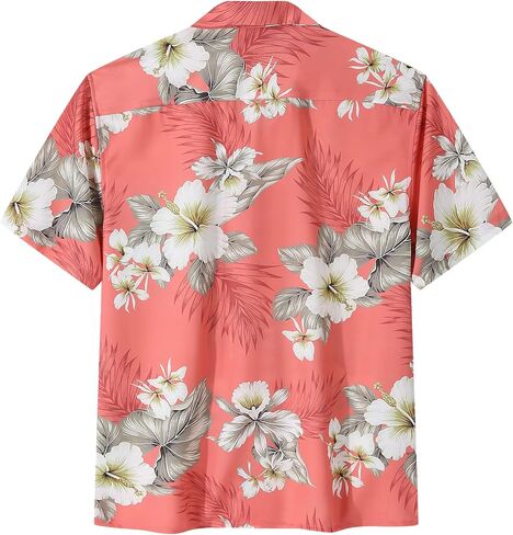قمصان هاواي رجالي من MCEDAR فضفاضة بأكمام قصيرة وأزرار للأسفل، قميص شاطئ ألوها الاستوائي - كبير وطويل in Kuwait