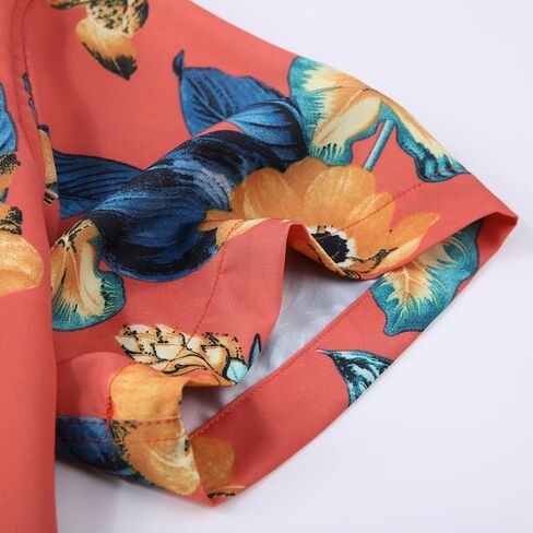 قمصان هاواي رجالي من MCEDAR فضفاضة بأكمام قصيرة وأزرار للأسفل، قميص شاطئ ألوها الاستوائي - كبير وطويل in Kuwait