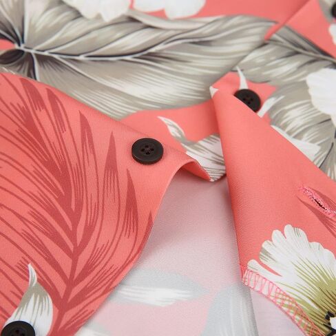 قمصان هاواي رجالي من MCEDAR فضفاضة بأكمام قصيرة وأزرار للأسفل، قميص شاطئ ألوها الاستوائي - كبير وطويل in Kuwait