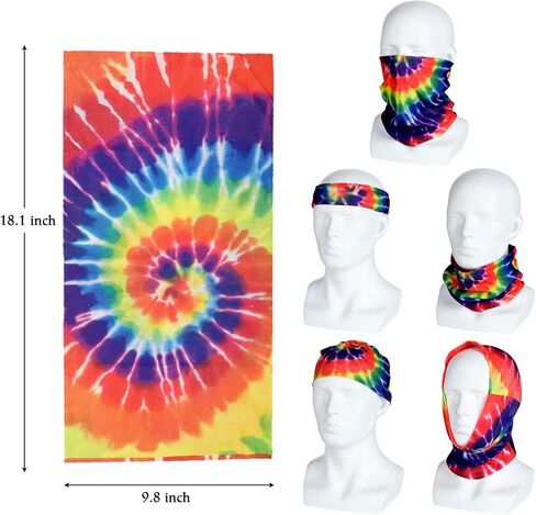 LiuSuper 5 قطع أزياء الهبي مجموعة هامش سترة شعر مستعار بني سترة زي ملحق للرجال النساء 60s 70s موضوع حفلة الهالوين التنكرية in Kuwait