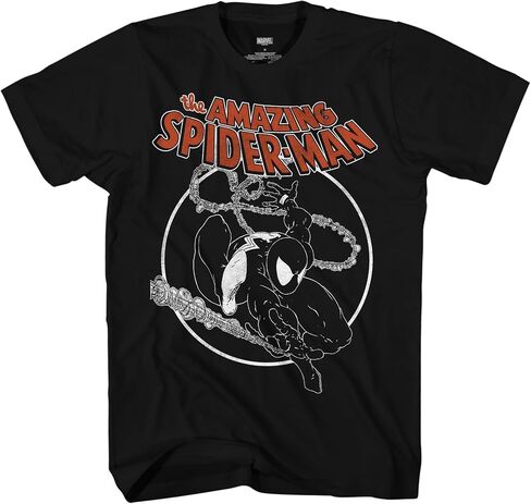 Marvel Spider-Man Black Suit Venom Amazing 300 Adult T-Shirt in Saudi Arabia