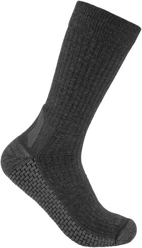 Carhartt Men's Force Grid Midweight Synthetic-Merino Wool Blend Crew Sock in Saudi Arabia