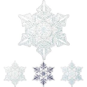 Snowboard Stomp Pad, Snowflake Stomp Pad Snowboarding Clear, 3D Snowboard Grip Stomp Pad with Strong Adsorption Force and Friction, Multi-Color Option
