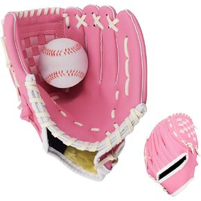 Senston Baseball Glove for Kids Youth Adult, 10.5'' Softball Glove ' for Training and Beginner, Baseball Mitt Left Hand Glove, Right Hand Throw with Ball