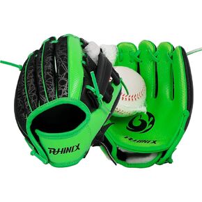 PHINIX Baseball Glove Tee-Ball Mitts for Kids Play & Training 8 .5"- 9"
