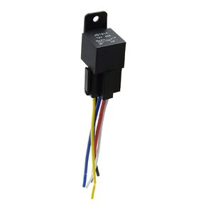 Gorniloxam 40 Amp 12V DC SPDT Relay Socket - Waterproof 5 Pin Relay Harness (wiress) Plug, Replaces Type: JD-1914 (1pcs) Relay Socket