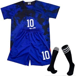 Boys' Soccer Jerseys Custom Kids Football Shirt Short Youths #10 Uniforms Fans Jerseys for Boys Children Football Jersey Set in Kuwait