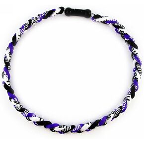 MapofBeauty 18" Fashion Three Colors Three Braided Rope Sport Tornado Necklace