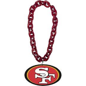 Aminco NFL San Francisco 49ers Team Fan Chain, Red