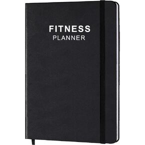 Fitness Planner Workout Planner for Woman and Man, Fitness Planner for Women & Men A5 Hardcover Workout JournalPlanner to Track Weight Loss, GYM, Bodybuilding Progress Daily Health & Wellness