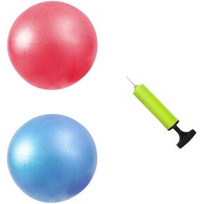 Jogi-HHACQUIT Mini Fitness Exercise Ball Kit with Hand Pump for Yoga, Pilates, Body Balance, Core Training and Stability, 8"