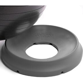 GoSports Hub 360 Yoga Ball Base - Universal Stability Stand for Fitness Balls - Charcoal, Green, or Blue