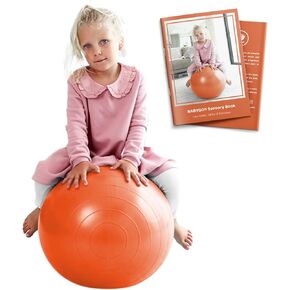 BABYGO® Sensory Peanut Ball for Kids Children | Autism Therapy Calming Development Activities Motor Skills Special Needs | Exercise Book & Pump Included | Anti Burst in Kuwait