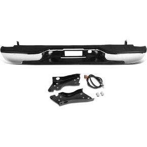 DNA Motoring ZTL-Y-0043 Carbon Steel Rear Step Bumper Assembly Compatible with 99-06 Silverado/Sierra 1500, 99-04 Silverado/Sierra 2500 w/o Parking Sensor Holes