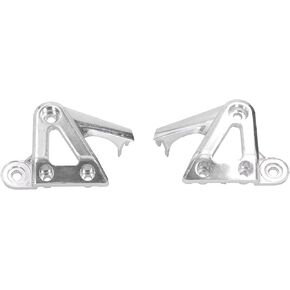 Aramox Headlamp Bracket Fit for Hornet 900 CB900 919 CB400 VTEC 1 2 3 4, Pair of Headlight Bracket Mounting Holder(silver)