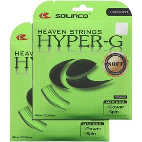 Solinco Hyper-G Soft Tennis String - 2 Packs - Choice of Gauge