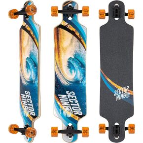 Sector 9 Longboard Meridian Swirl Drop Through Complete 9.75" x 40"