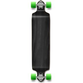 Yocaher Blank/Checker Complete Drop Down Skateboards Longboard Black Widow 80A Grip Tape Aluminum Truck ABEC7 Bearing 70mm Skateboard Wheels