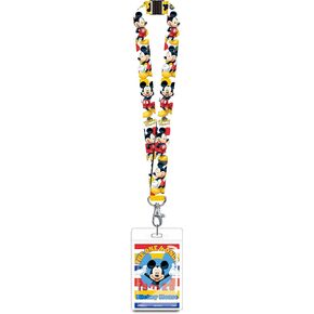 Disney 85926 Mickey Mouse The One and Only Lanyard Novelty and Amusement Toys, Multi-Colored, 3"