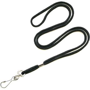 10 Pack Black Bulk Badge Lanyards Neck Straps with Metal Swivel Hook for ID Card Holder, office, School, name tags, Conference, work, Business, Employee, Students
