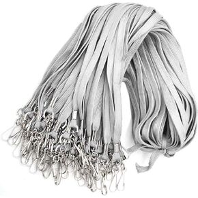 Bird Fiy Bulk Lanyard 32" Flat Lanyards with Swivel Hook Attachment Lanyards With Clip (Blue)