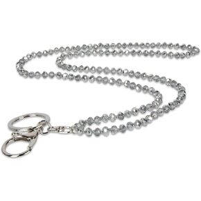 SPUNKYsoul Pretty Cute Colored Lanyard Necklace for id badge key keychain with Beads for Women