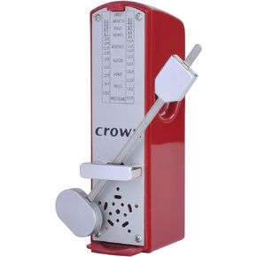 Btuty Mechanical Metronome Portable Mini Universal Metronome 11cm Height for Piano Guitar Violin Ukulele Chinese Zither Music Instrument (Light mahogany)
