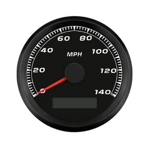 ELING Universal MPH GPS Speedometer Odometer Kit 160MPH Speed Gauge for Car Motorcycle Tractor Truck with Backlight 85mm 12V 24V Replacement Speedo