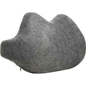 SUTERA Proper Posture Seat Cushion for Office Chair or Car Seat, Superior Memory Foam for Support and Back Pain Relief, Rubber Grips Underneath to Prevent Shifting (17.7x16x4.3 inches)