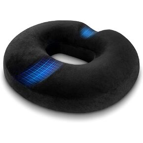 HOMCA Donut Pillow hemmoroid Cushion for Office Chair,Sciatica Pain Relief ​for Sitting,Premium Memory Foam Wheelchair Cushions for Pressure Relief,Tailbone Pain Car Seat
