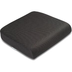 TravelMate Extra-Large Memory Foam Seat Cushion – Perfect for Office Chair and Wheelchair – Does Not Slip Even on Smooth Marble Floors – Washable & Breathable Cover – Relieves Back Pain – 19"x17"x3"