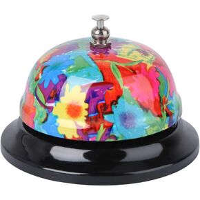 TOYANDONA Call Service Bell Desk Bell Reception Areas Call Bells Customer Service Bell Ring Pet Training Bells for Hotels Schools Restaurants Reception Areas (Random Style)