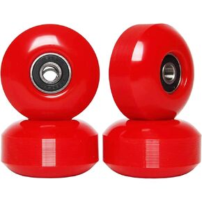 FREEDARE Skateboard Wheels 52mm and Bearings, Spacers Installed 92A Street Wheels Skateboards Tricks(Pack of 4)
