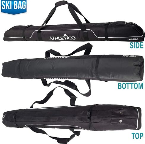 حزمة حقيبة تزلج مبطنة من Athletico Diamond Trail - حقيبة تزلج + حقيبة أحذية تزلج + حزام حذاء تزلج + حامل تزلج in Kuwait