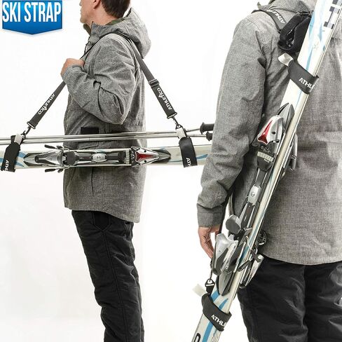 حزمة حقيبة تزلج مبطنة من Athletico Diamond Trail - حقيبة تزلج + حقيبة أحذية تزلج + حزام حذاء تزلج + حامل تزلج in Kuwait