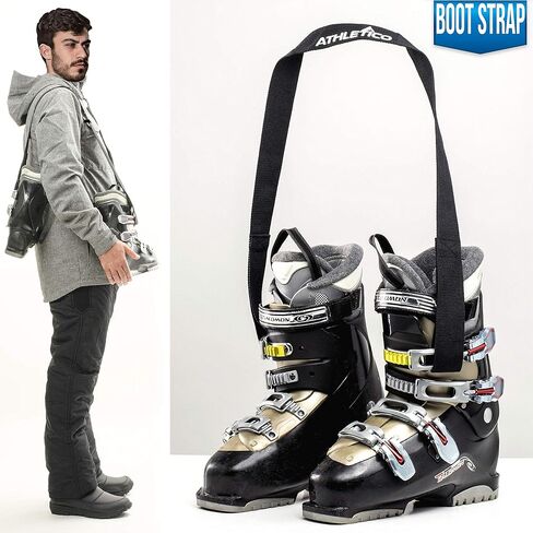 حزمة حقيبة تزلج مبطنة من Athletico Diamond Trail - حقيبة تزلج + حقيبة أحذية تزلج + حزام حذاء تزلج + حامل تزلج in Kuwait