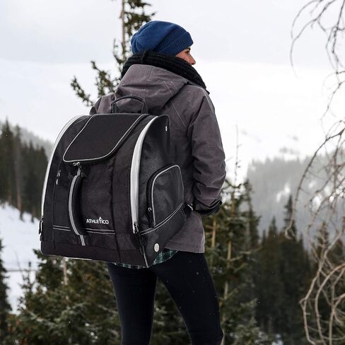 حزمة حقيبة تزلج مبطنة من Athletico Diamond Trail - حقيبة تزلج + حقيبة أحذية تزلج + حزام حذاء تزلج + حامل تزلج in Kuwait