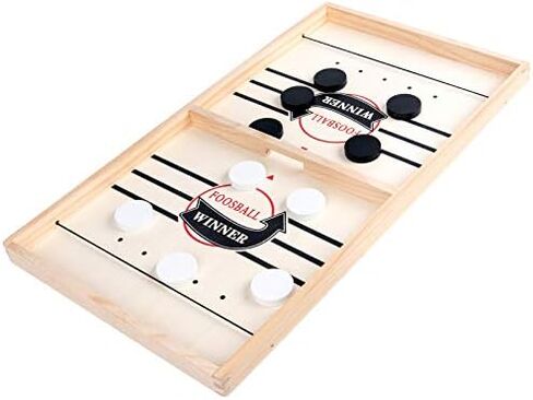 Foosball Winner Fast Sling Disc Board Game, 2 in 1 Fast Honda Disc Game for Party and Family Game in Saudi Arabia