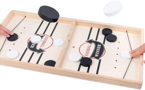 Foosball Winner Fast Sling Disc Board Game, 2 in 1 Fast Honda Disc Game for Party and Family Game in Saudi Arabia