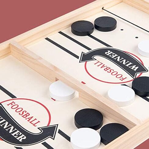 Foosball Winner Fast Sling Disc Board Game, 2 in 1 Fast Honda Disc Game for Party and Family Game in Saudi Arabia