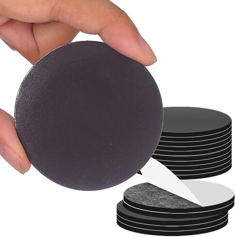 Round Big Magnet Dots with Adhesive Backing for Crafts DIY School Office Home Flexible Circle Large Magnetic Dot with Self Adhesive Alternative to Magnets Tape Sheet 15 Pcs 55mm Diameter 2.2"x 0.08" in Kuwait