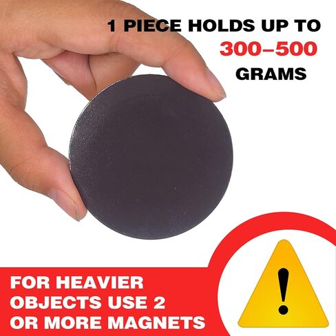 Round Big Magnet Dots with Adhesive Backing for Crafts DIY School Office Home Flexible Circle Large Magnetic Dot with Self Adhesive Alternative to Magnets Tape Sheet 15 Pcs 55mm Diameter 2.2"x 0.08" in Kuwait